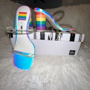 Dolce Vita x Trevor Project Noles Pride heels
